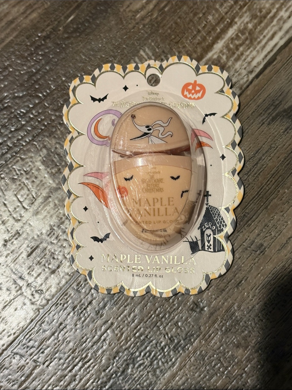 Disney The Nightmare Before Christmas Zero Maple Vanilla Scented Lip Gloss